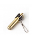 Retro Mini Bullet zapalniczki płomień zapalniczka naftowa brelok zawieszka papierosów ogień metalowe benzyny Cigar zapalniczki m