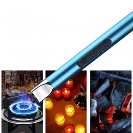 Kuchnia długa łuk elektryczne zapalniczki USB grill bezpłomieniowe impulsowe lżejszy wiatroodporny akumulator elektroniczny papi