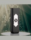 USB zapalniczki elektryczne baterii akumulator bezpłomieniową kolekcjonerska zapalniczki papierosów nowo kreatywna wiatroodporna