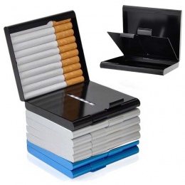 Papierosów ze stopu Aluminium ze stopu Aluminium pojemnik na pudełko 20 sztuk papierosów do przechowywania przypadku tytoń cygar