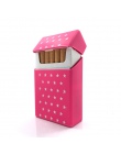 Nowy mieści 20 papierosów, osobowość silikonowa papierośnica moda pokrywa elastyczna guma przenośny mężczyzna/kobiety papierośni