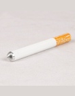 1/2 sztuk przenośny Mini papieros kształt metalowe rury palenia akcesoria tytoniu rurami Shisha Sniffer zdrowie palenie stojak