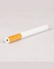 1/2 sztuk przenośny Mini papieros kształt metalowe rury palenia akcesoria tytoniu rurami Shisha Sniffer zdrowie palenie stojak