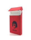 10.5*5.8*1.4 CM moda silikonowe Lady Slims papierośnica palenie akcesoria 20 papierosów pudełko lufka pudełko na tytoń