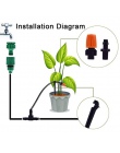 30 m automatyczny System nawadniania mikro kroplówka ogród nawadniania nawadniania zestawy samo podlewanie z regulacją Dripper