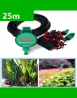 25 m DIY Micro Drip System nawadniania roślin automatyczny zegar nawadniania zestawy węży ogrodowych z regulowany kroplownik BH0