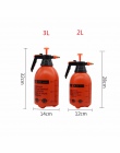 2L/3L pomarańczowy rąk spustu ciśnienia opryskiwacz butelka regulowany miedziana dysza głowy instrukcja kompresji powietrza bute