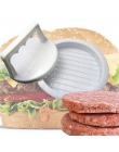 1 zestaw okrągły kształt prasa do hamburgerów tworzywa sztucznego nadającego się do kontaktu z żywnością Hamburger mięso wołowin