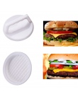 1 zestaw okrągły kształt prasa do hamburgerów tworzywa sztucznego nadającego się do kontaktu z żywnością Hamburger mięso wołowin