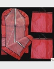 Wysokiej przenośny Zip na ubrania oddychające odporne na kurz torba składana torba suknia ślubna kurz pokrywa torby z włókniny w
