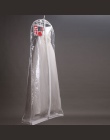 180 cm tanie hurtownie przezroczysty stałe dla suknia ślubna kurz pokrywa bardzo duży wodoodporny pcv odzież odzieży torba z nad