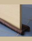 Gorąca sprzedaż brązowy podwójne stoper do drzwi podwójny uszczelka powietrza izolator Windows Dodger osłona oszczędność energii