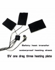 USB-opłata w wysokości ubrania ogrzewanie Pad 5 V ogrzewanie elektryczne arkusz z 3 biegów regulacja temperatury ogrzewanie ciep