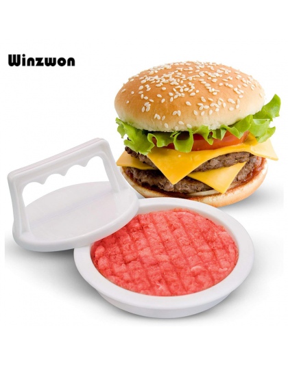 1 zestaw z tworzywa sztucznego mięsa naciśnij narzędzie prasa do burgerów Hamburger ekspres formy łatwe uwalnianie wołowiny Hamb