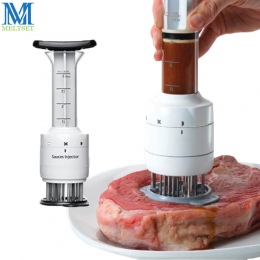 1 PC wielofunkcyjny urządzenie do rozbijania mięsa igły nóż do steków ze stali nierdzewnej mięso wtryskiwacz Marinade smak strzy