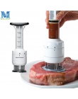 1 PC wielofunkcyjny urządzenie do rozbijania mięsa igły nóż do steków ze stali nierdzewnej mięso wtryskiwacz Marinade smak strzy