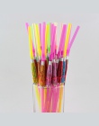 20 sztuk parasol jednorazowe zginalny kolorowe słomki do picia dla Luau strony bary restauracje