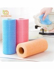 50 sztuk rolki włókniny tkaniny do prania ściereczka do czyszczenia ręczniki ręcznik kuchenny jednorazowe paski praktyczne szmat