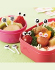 50 sztuk różne owoce widelce wielokrotnego użytku Cartoon oczy Mini śliczne opcji widelec do Bento kanapka przekąska