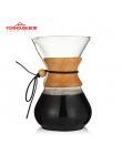 600 ml/800 ml odporny na ciepło, szklany dzbanek do kawy ekspres do kawy kubki liczone ekspres do kawy Barista Percolator