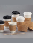 50 sztuk jednorazowy kubek do kawy papieru napoje sok mleka do pakowania herbaty kubek izolowany pokrywa domu kuchnia sklep do p