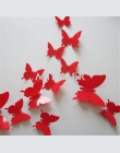 Darmowa wysyłka 12 sztuk pcv 3d Butterfly dekoracje ścienne śliczne motyle naklejki ścienne naklejki sztuki dekoracji pokoju wal