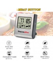 Thermopro TP16 LCD cyfrowy gotowanie kuchnia jedzenie termometr do mięs do piekarnika z grillem palacz zegar z sonda ze stali ni