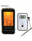 Cyfrowy grill termometr bezprzewodowy kuchnia piekarnik jedzenie łopatka grillowa palacz mięso termometr z sondą i zegar Alarm t