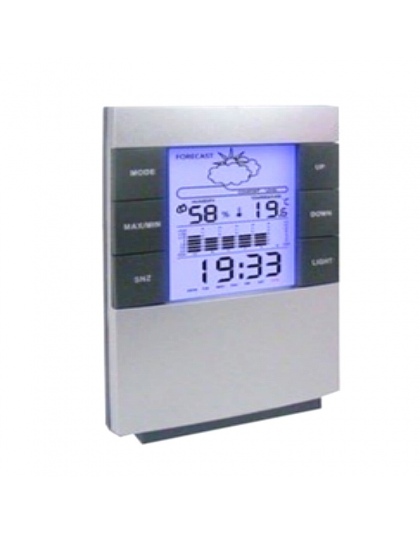 Gospodarstwa domowego cyfrowy wyświetlacz LCD termometr higrometr miernik temperatury i wilgotności kalendarz zegar Alarm