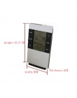 Gospodarstwa domowego cyfrowy wyświetlacz LCD termometr higrometr miernik temperatury i wilgotności kalendarz zegar Alarm