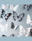 18 sztuk/partia 3d efekt krystalicznie motyle naklejki ścienne piękny motyl dla dzieci naklejki ścienne do pokoju dekoracji domu