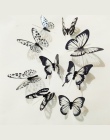 18 sztuk/partia 3d efekt krystalicznie motyle naklejki ścienne piękny motyl dla dzieci naklejki ścienne do pokoju dekoracji domu