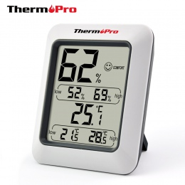 ThermoPro TP50 termometr higrometr kryty monitor wilgotności stacja pogodowa