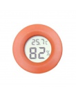 Mini przenośne LCD higrometr na zewnątrz do pomiaru temperatury w domu podróży itp wilgotności okrągły termometr cyfrowy ludzi z