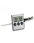 1 PC narzędzia kuchenne kuchnia cyfrowy termometr piekarnika do gotowania żywności mięso grill termometr z sondą z zegarem woda 