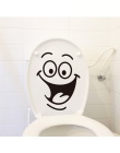 Zabawny uśmiech łazienka naklejki ścienne toaleta dekoracja domu wodoodporne naklejki ścienne do toalety naklejki dekoracyjne pl