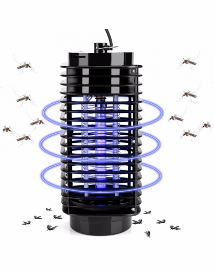 Elektryczny Mosquito do zabijania owadów lampa Led fotokatalizator komar morderca pułapka na muchy błąd do zabijania owadów puła