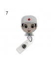 Cute Cartoon Mini chowany odznaka Reel pielęgniarka na szyję smycze ID nazwa karty uchwyt klip Student pielęgniarka odznaka uchw