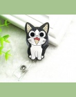 1 sztuk śliczne ściegu Totoro kapitan amerykański kot chowany odznaka Reel wystawa ID karty klipy odznaka uchwyt biurowe