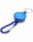 Gorąca sprzedaż chowany Pull Key Ring ID odznaka nazwa Tag smycz posiadacz karty odrzutu kołowrotek zaczep na pasek metalowa obu