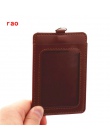 Luksusowe jakość 610 materiał ze skóry PU podwójna karta rękaw zestawy ID odznaka Case wyczyść karty kredytowej banku odznaka uc