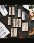 Vintage codzienne planowanie las rośliny ozdoba pieczęć drewniane i gumowe stemple do scrapbookingu materiały piśmienne DIY craf
