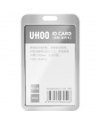 UHOO wysokiej jakości stopu Aluminium posiadacz karty ID pracy tożsamości nazwa odznaka uchwyt wyświetlacz posiadacz karty hurto