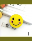 Mini kwiaty chowany odznaka Reel Pull Key Cartoon Lemon gwiazdy ID nazwa posiadacza karty identyfikacyjnej śliczne Buckle nazwa 
