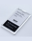DEZHI marki nowy chowany niestandardowa smycz z pełną przezroczystą Business ID IC uchwyt na karty,, pionowe, poziome, dostępne