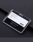 DEZHI marki nowy chowany niestandardowa smycz z pełną przezroczystą Business ID IC uchwyt na karty,, pionowe, poziome, dostępne