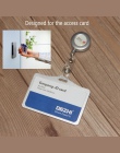 DEZHI metalowa odznaka kołowrotek do karty dostępu, chowany łańcuch dla karty pracy, Testificate ID karty IC uchwyt Reel