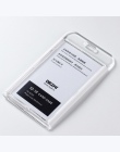 DEZHI-moda styl akrylowe jasne ID IC etui na karty najniższa cena karty pracy ze smyczą, może niestandardowe LOGO, OEM!