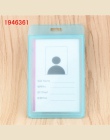 Przezroczysty 614 z tworzywa sztucznego rękaw karty ID odznaka Case wyczyść karty kredytowej banku odznaka uchwyt na akcesoria w