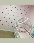 Serce naklejki ścienne dla dzieci pokój dla dzieci dziewczyna pokój dekoracyjne naklejki przedszkole sypialnia Wall kalkomanie d